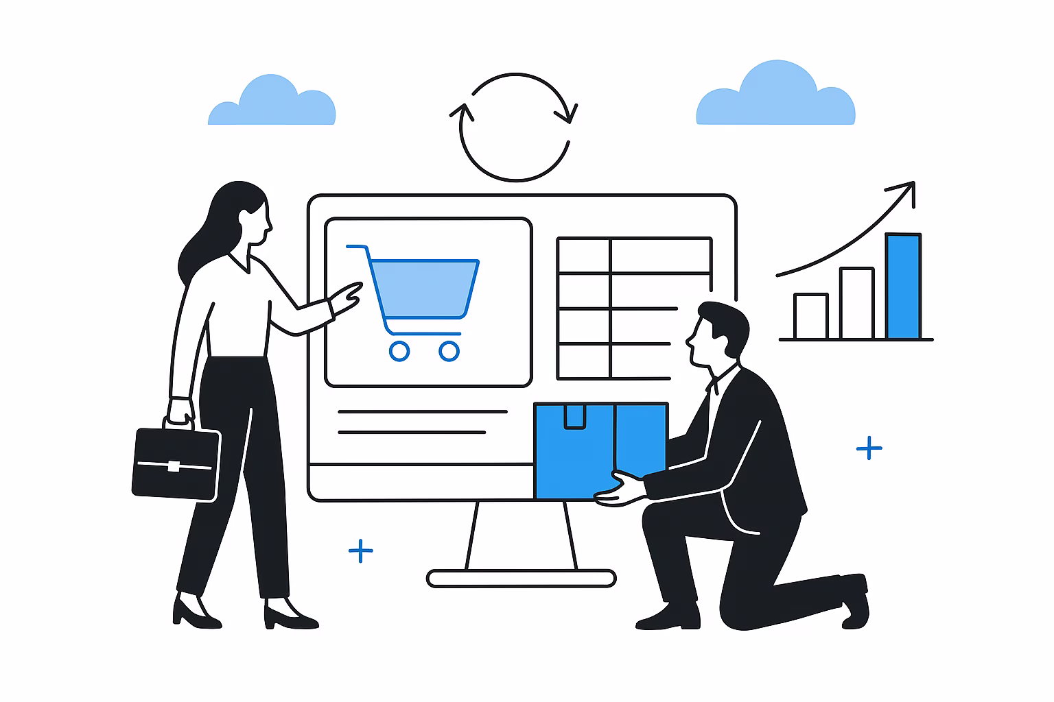 IT solutions for distribution: B2B, 1C, EDM, PIM