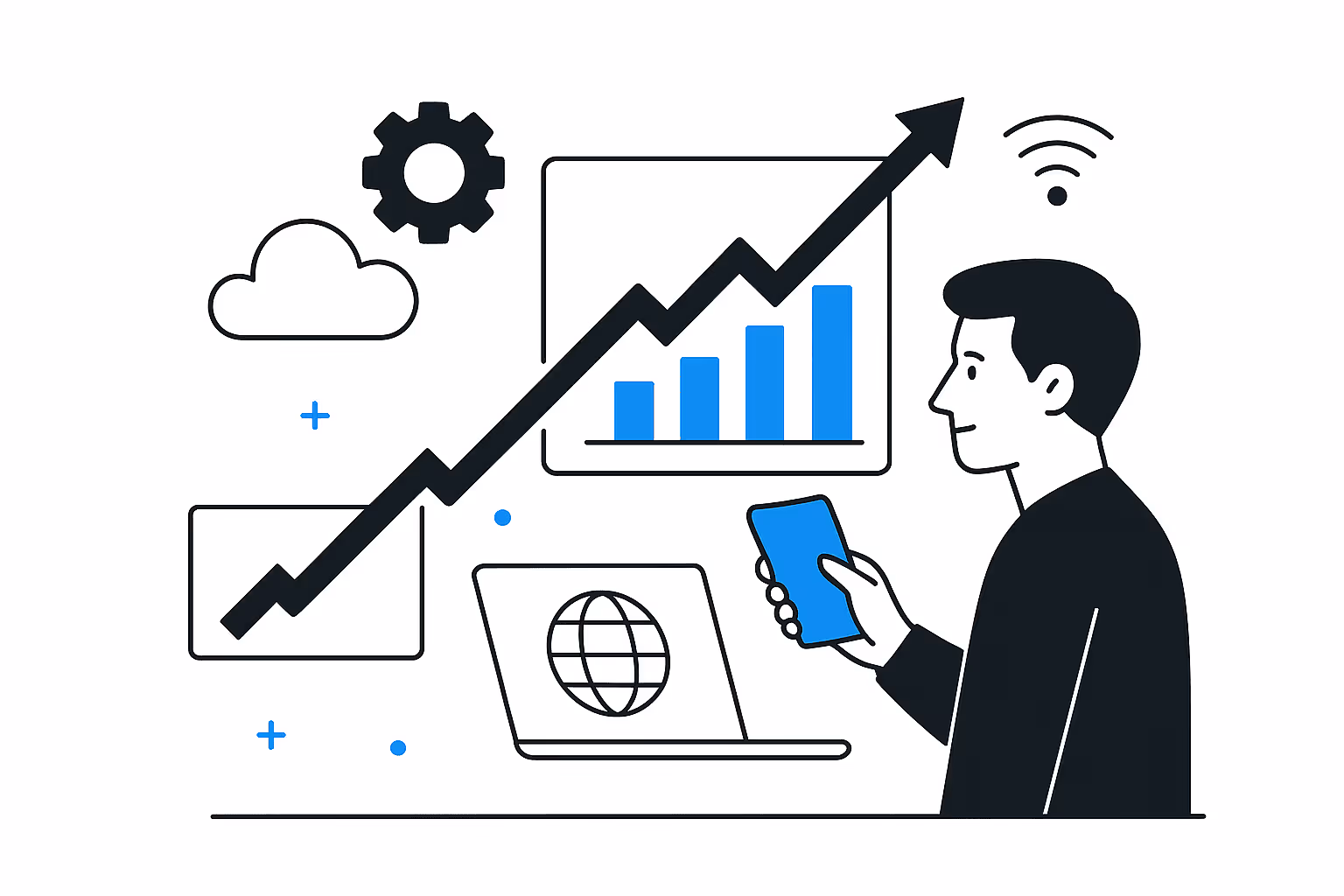 Articles on managing digital transformation in business