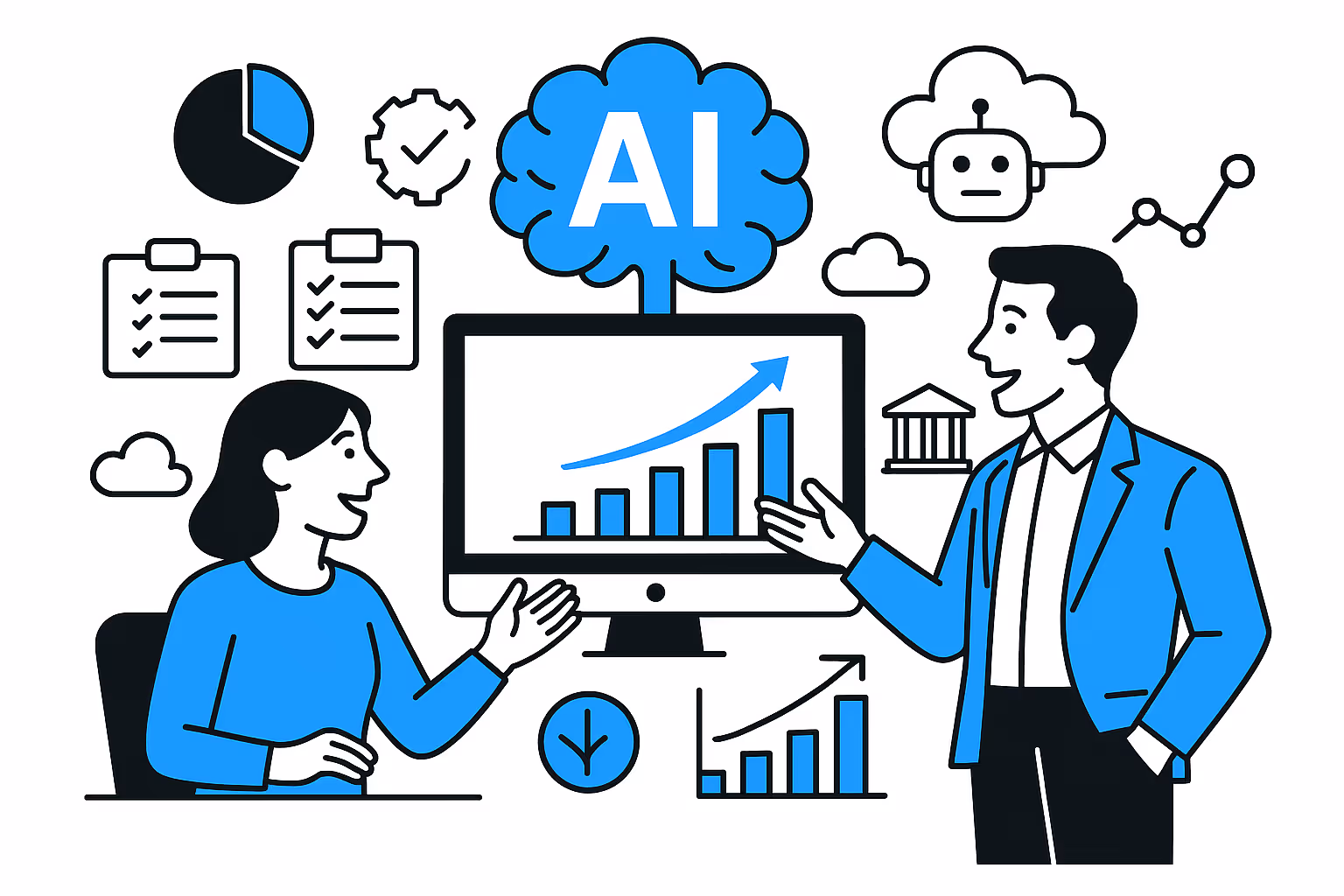 Articles on AI implementation in business