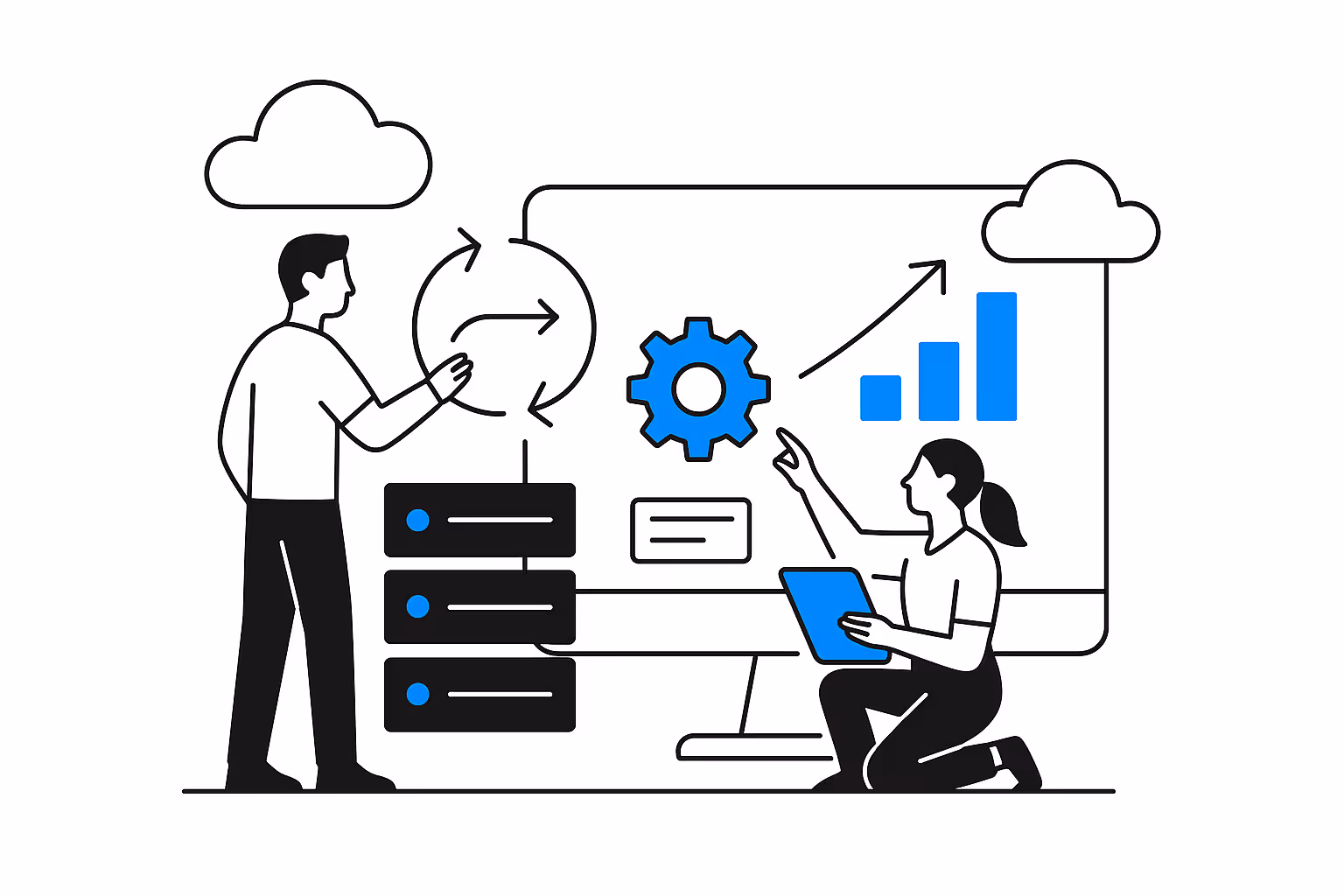 Articles on managing digital transformation in business