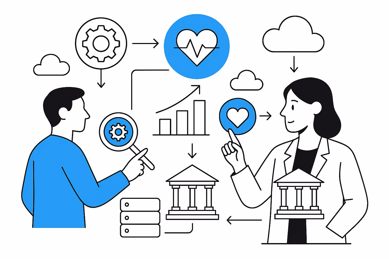 Articles on managing digital transformation in business
